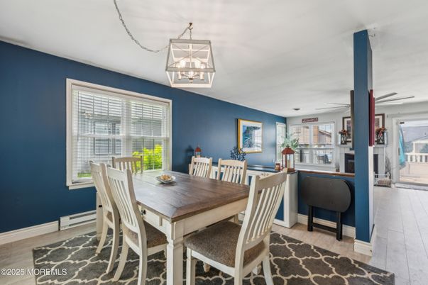 Dining room, Interior, Wood Texture Flooring