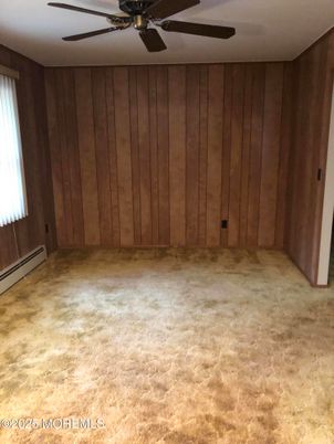 Empty room, Interior, Wooden Walls