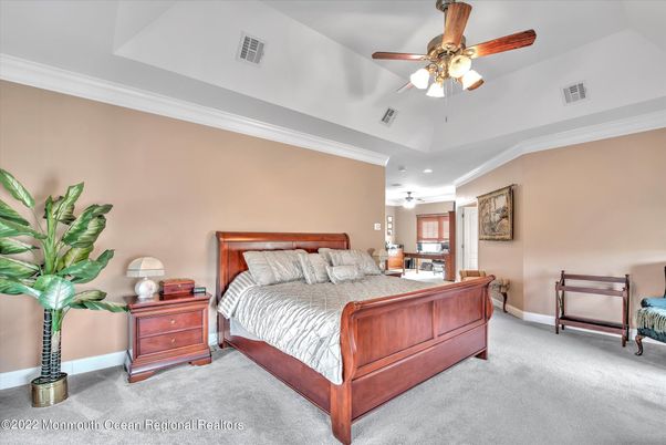 Bedroom, Interior, Pendant Lights, Recessed Lighting