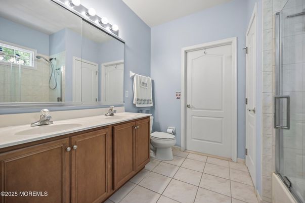 Bathroom, Dual Sink Vanities, Glass Shower, Interior