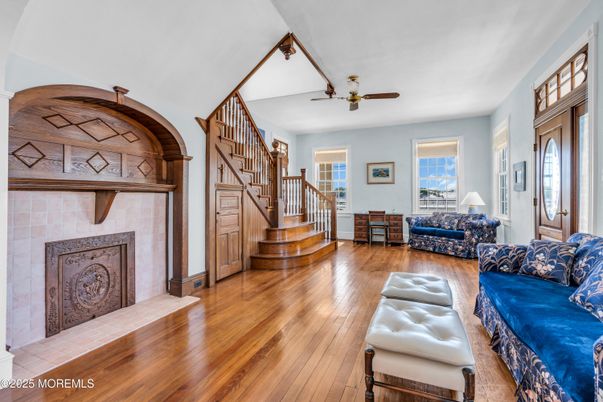 Fireplace, Interior, Living room, Wood Texture Flooring