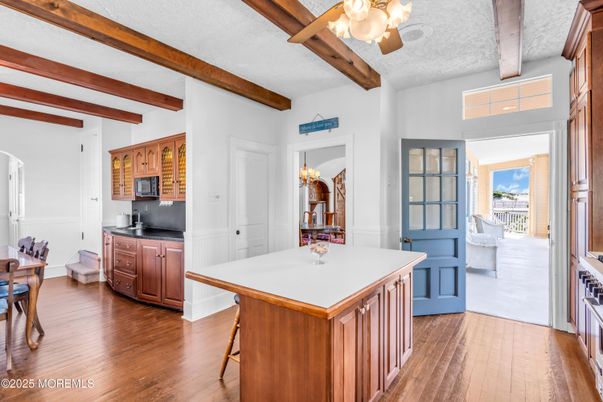 Interior, Kitchen, Wooden Beams, Wood Texture Flooring