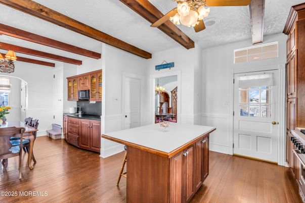 Interior, Kitchen, Wooden Beams, Wood Texture Flooring