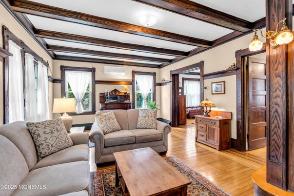 Interior, Living room, Wooden Beams, Wood Texture Flooring