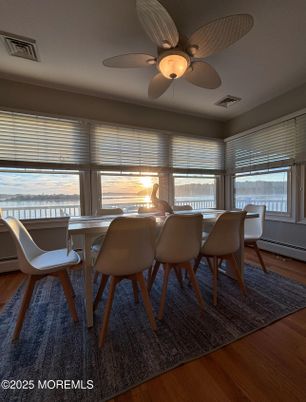 Dining room, Interior, Water, Wood Texture Flooring