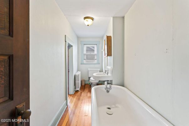 Bathroom, Interior, Wood Texture Flooring
