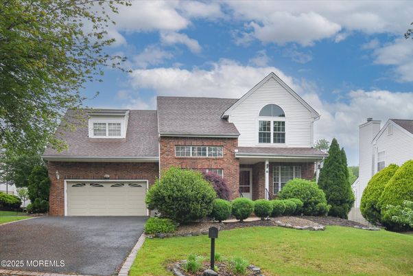 Attached, Exterior, Facade, Brick Facade, Farmhouse