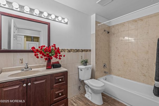Bathroom, Interior, Wood Texture Flooring