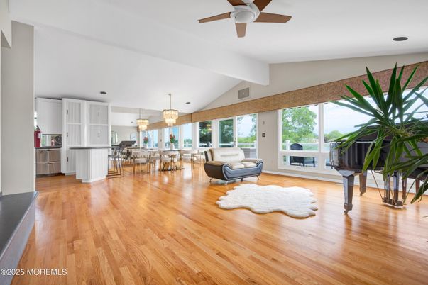 Chandelier, Dining room, Interior, Kitchen, Living room, Pendant Lights, Wood Texture Flooring