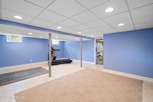 Empty room, Fitness Equipment, Interior, Recessed Lighting