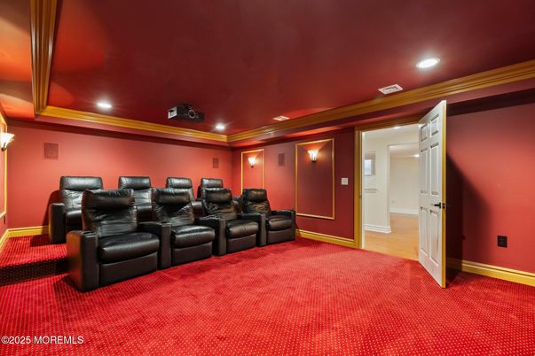 Home Theatre Room, Interior, Recessed Lighting, Theatre Room