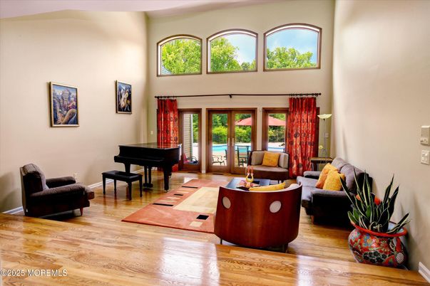 Interior, Living room, Piano, Wood Texture Flooring