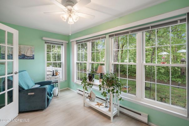 Interior, Sun Room, Wood Texture Flooring