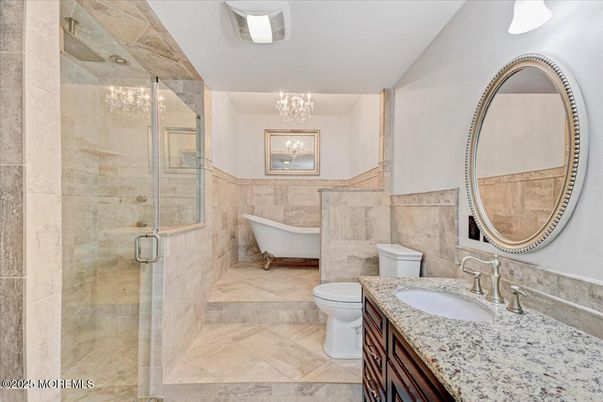 Bathroom, Free Standing Baths, Glass Shower, Interior
