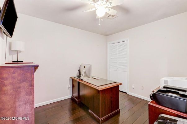 Home Office, Interior, Wood Texture Flooring