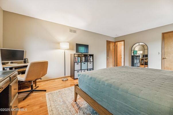 Bedroom, Home Office, Interior, Wood Texture Flooring