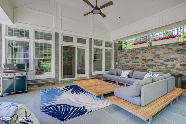 Interior, Living room, Stone Walls