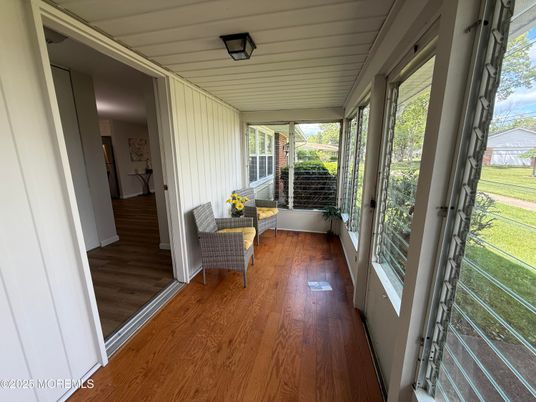 Interior, Sun Room, Wood Texture Flooring