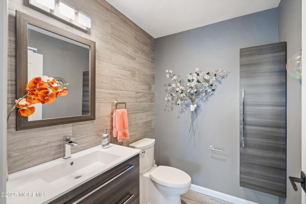 Bathroom, Interior, Wood Texture Flooring