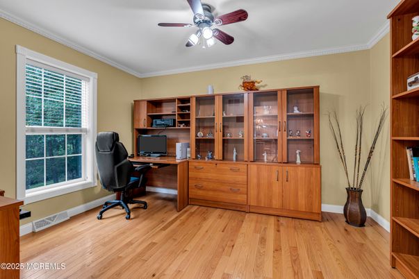 Home Office, Interior, Wood Texture Flooring