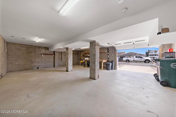 Garage, Interior, Stone Walls