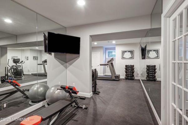Fitness Equipment, Interior, Recessed Lighting