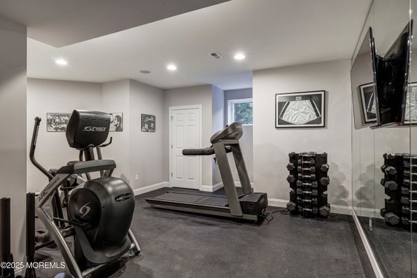 Fitness Equipment, Interior, Recessed Lighting