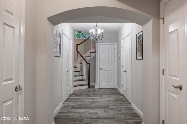 Chandelier, Interior, Wood Texture Flooring