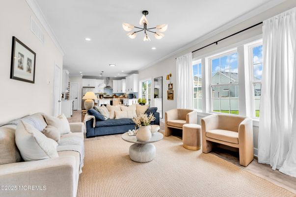 Interior, Kitchen, Living room, Pendant Lights, Recessed Lighting, Stainless Steel Appliances, Wood Texture Flooring
