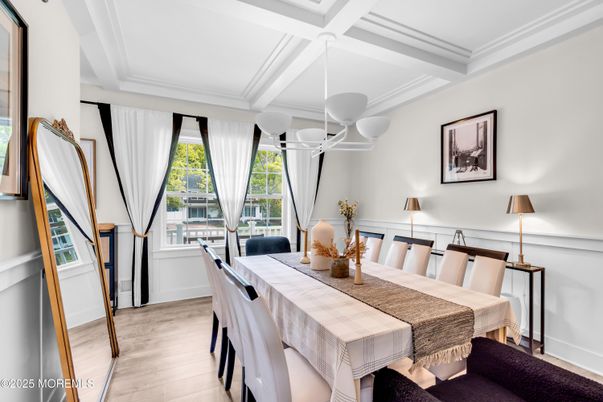 Dining room, Interior, Wood Texture Flooring