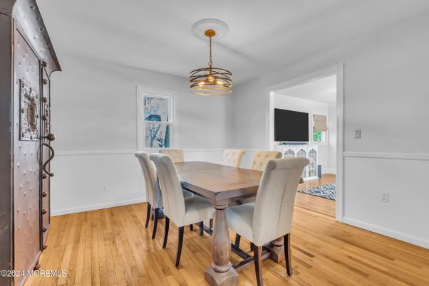 Dining room, Interior, Wood Texture Flooring