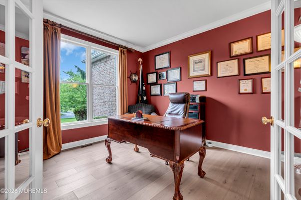 Home Office, Interior, Wood Texture Flooring