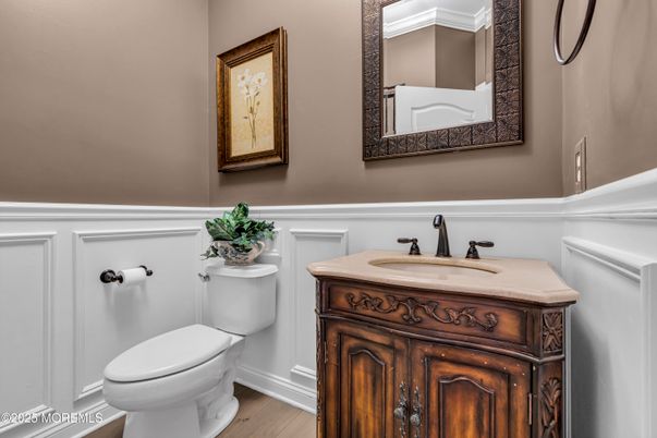 Bathroom, Interior, Wood Texture Flooring