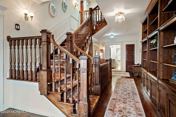 Chandelier, Interior, Wood Texture Flooring