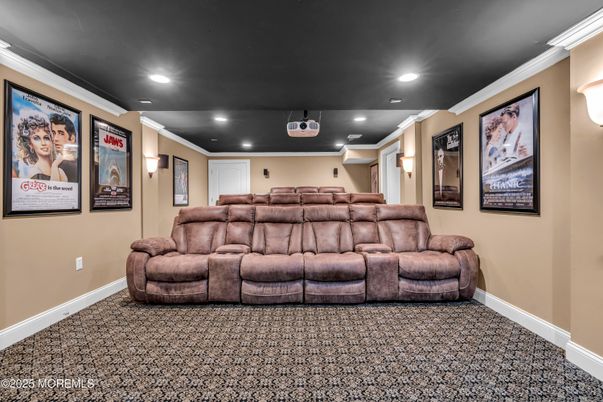 Home Theatre Room, Interior, Recessed Lighting, Theatre Room