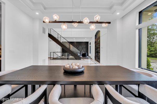 Dining room, Interior, Pendant Lights, Recessed Lighting