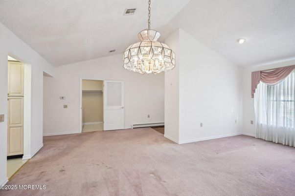 Chandelier, Empty room, Interior, Pendant Lights