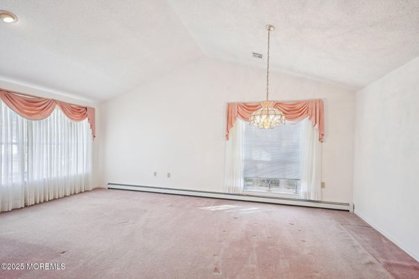 Chandelier, Empty room, Interior
