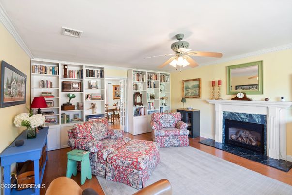 Fireplace, Interior, Wood Texture Flooring