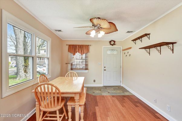 Dining room, Interior, Wood Texture Flooring