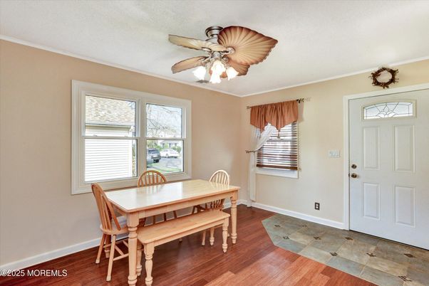 Dining room, Interior, Wood Texture Flooring