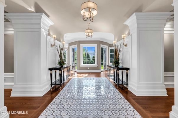 Chandelier, Interior, Wood Texture Flooring
