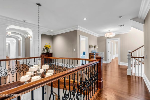 Chandelier, Interior, Recessed Lighting, Wood Texture Flooring