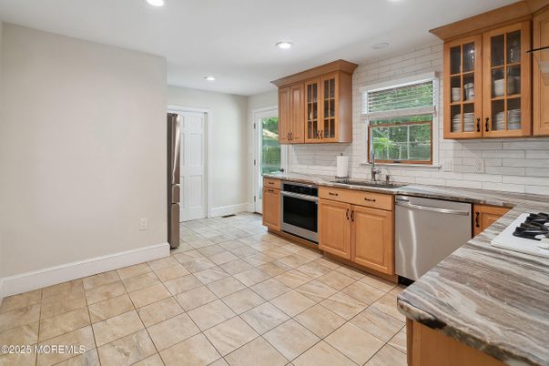 Interior, Kitchen, Recessed Lighting, Stainless Steel Appliances