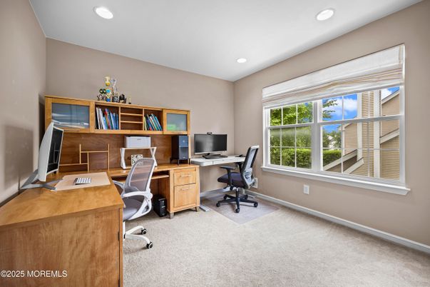 Home Office, Interior, Recessed Lighting