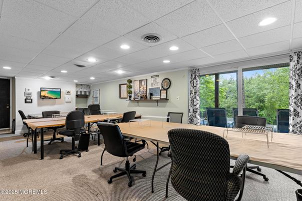 Home Office, Interior, Recessed Lighting