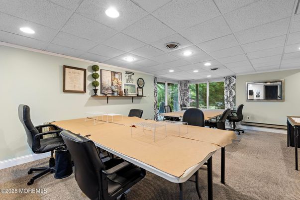 Home Office, Interior, Recessed Lighting