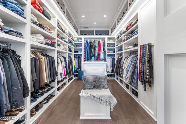 Interior, Recessed Lighting, Walk-in Closets, Wood Texture Flooring