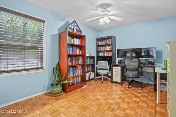 Home Office, Interior, Wood Texture Flooring