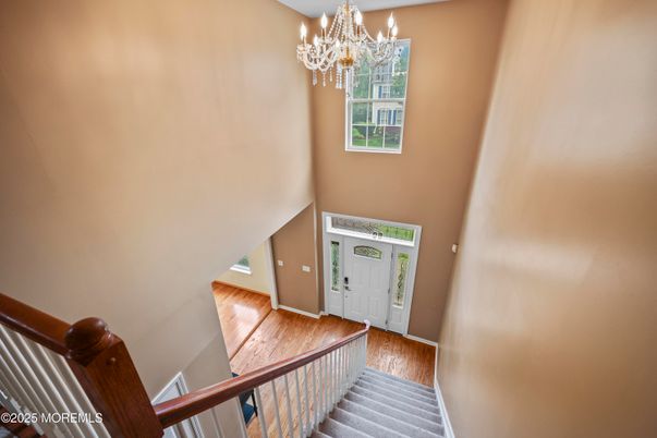 Chandelier, Interior, Wood Texture Flooring